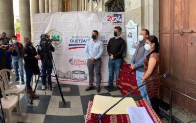 Presentan rótulos de información turística en Quetzaltenango