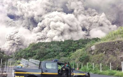 Se cumplen tres años de la violenta erupción del volcán De Fuego