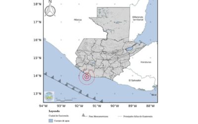 Sismo de 5.7 sensible en Quetzaltenango con epicentro en las costas de Escuintla