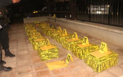Incautan cocaína en Chiquimula, valorada en Q. 55 millones y capturan a cuatro hombres
