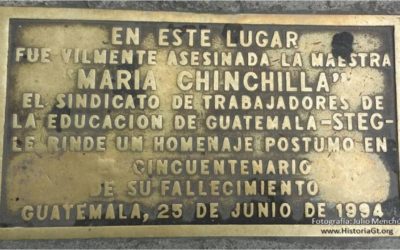 Hace 77 años fue asesinada la maestra María Chinchilla en una manifestación contra el gobierno de Jorge Ubico