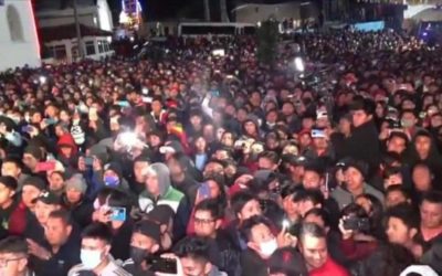 Concierto masivo al aire libre en Totonicapán se realiza en la semana con más contagios de covid-19 en el país
