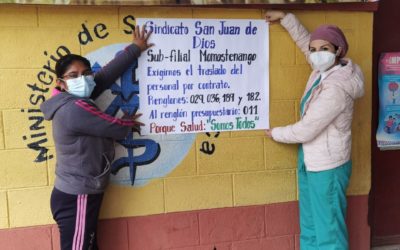 Personal de salud hace un llamado al Gobierno de Guatemala