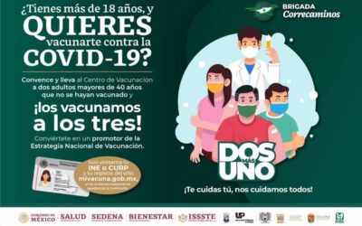 Vacunarán contra COVID-19 a jóvenes que promuevan vacunación para adultos, en Chiapas