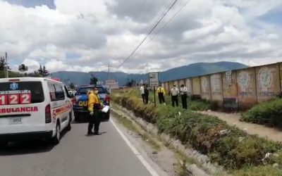 Asesinan a hombre en la ruta entre Quetzaltenango y Olintepeque