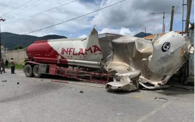 Una persona herida tras explosión de pipa en la zona 2 de Xela