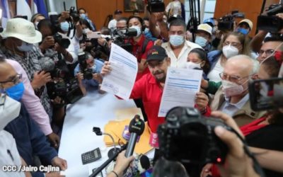 Ortega oficializa su candidatura para un cuarto mandato en Nicaragua