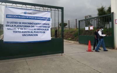 ¿Qué centros de vacunación están habilitados en Quetzaltenango?