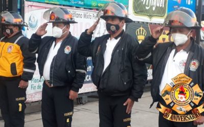 Bomberos Voluntarios cumplen 40 años de funcionamiento en Totonicapán