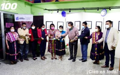 Inauguran exposición de pinturas en La Esperanza