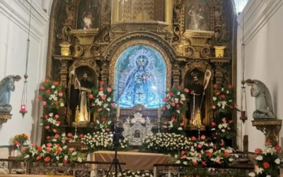 Delimitan áreas para venerar a imagen de la Virgen del Rosario