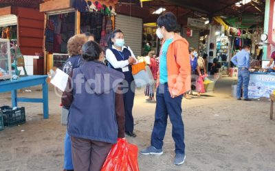 Aproximadamente 20 personas accedieron a ser vacunadas en el Mercado de Mayoreo de Sololá
