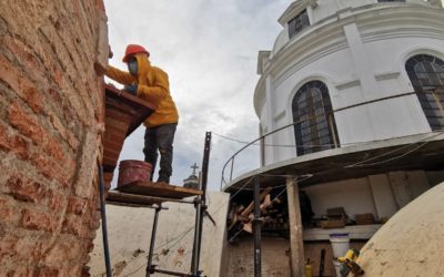 ¿Cómo avanza la reconstrucción de cúpulas de La Catedral de Quetzaltenango?