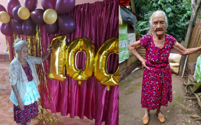 Doña Ana celebra 100 años de vida, es originaria de San Carlos Sija