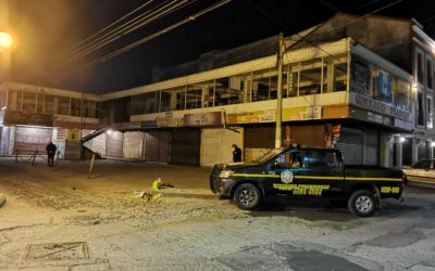 Hecho armado en la zona 1 Xela habría sido por una riña, preliminarmente reportan un herido