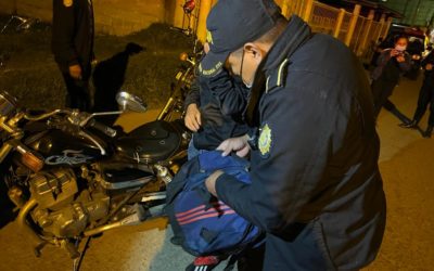 PNC realiza operativo de control en Pacajá, zona 10 de Xela