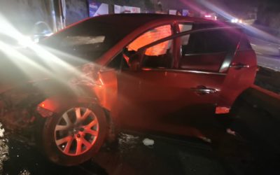 Piloto originario de San Francisco El Alto, se accidenta en Autopista Los Altos