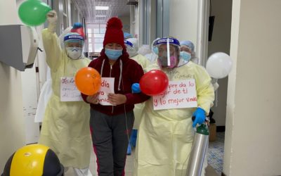 Paciente vence al coronavirus 42 días después luego de estar internada en estado crítico