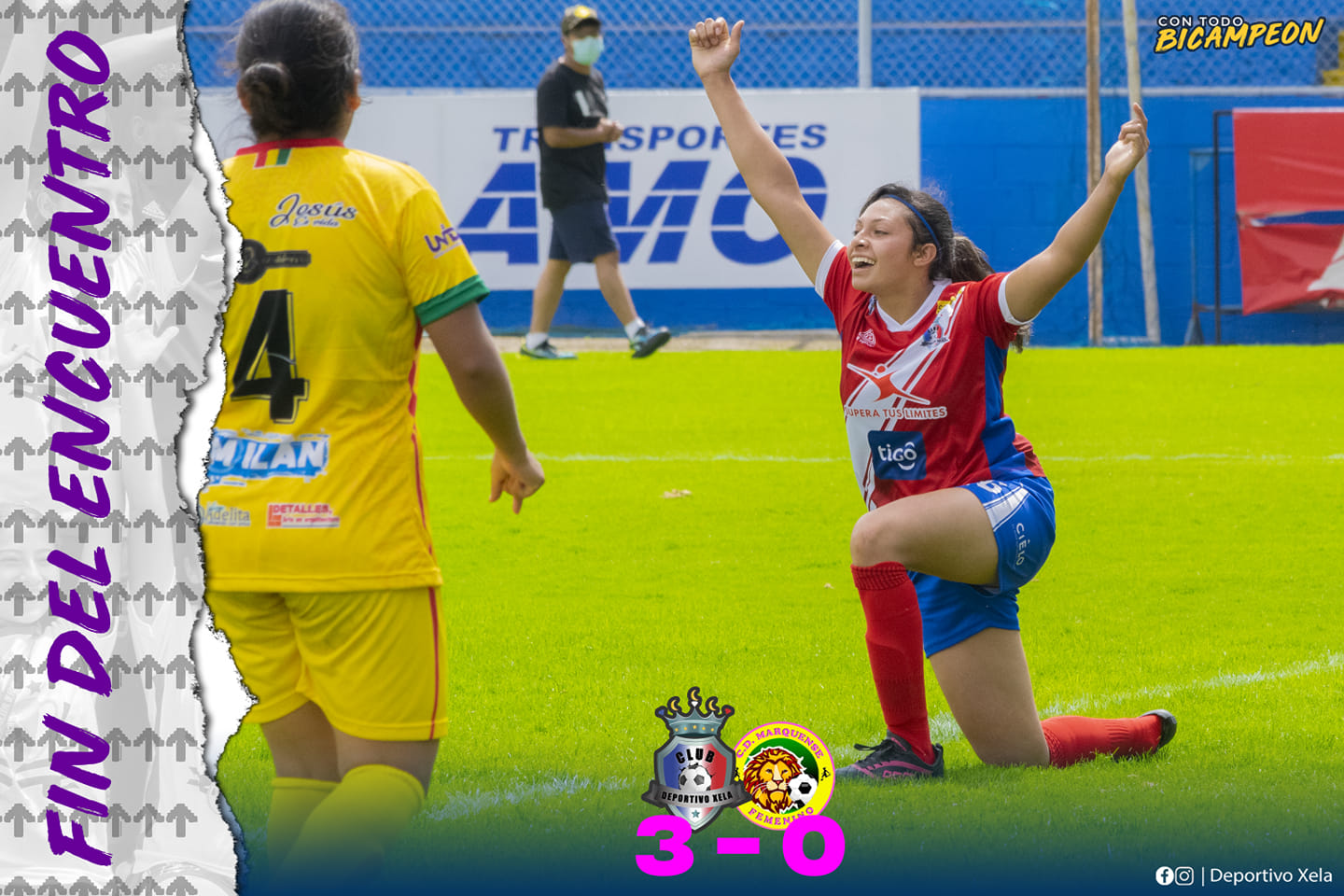 Deportivo Xela 3️⃣ 🆚️ Marquense Femenino 0️⃣ ✅ | Vanesa Avila (3)