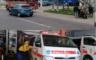 Dos accidentes en menos de 30 minutos en Quetzaltenango