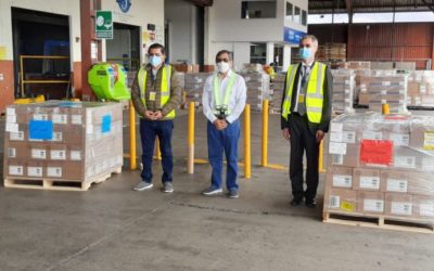 Guatemala recibe las primeras 489 mil 600 dosis de AstraZeneca, de las 4 millones negociadas