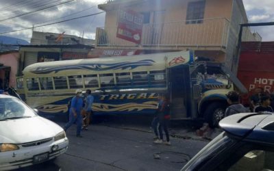 Ataque armado en contra de un bus de la ruta El Trigal