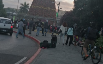 Sindicato magisterial protesta en Guatemala