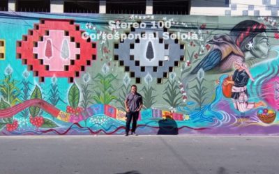 Plasma obra inspirada en tejidos y cosechas