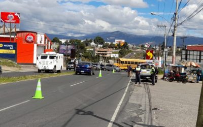¿Qué acciones ha implementado la PMTQ para reducir accidentes de tránsito en el periférico de Quetzaltenango?