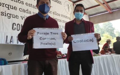 De esta forma quedó conformada la nueva junta directiva de la organización de 48 cantones de Totonicapán