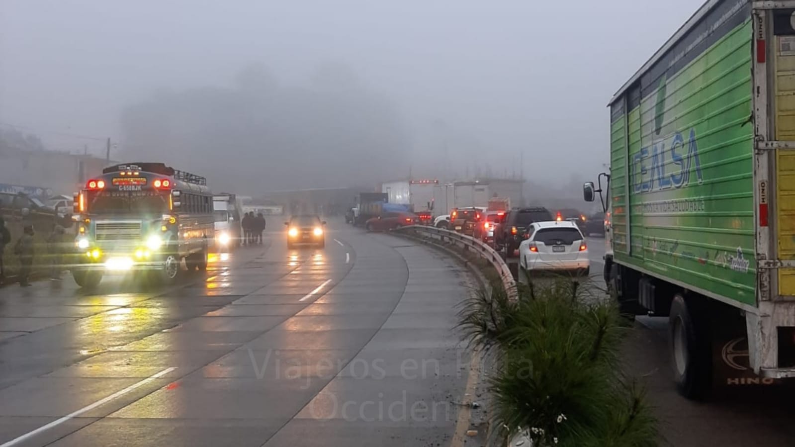Por segundo día consecutivo hay bloqueos en las carreteras de Guatemala Por segundo día consecutivo hay bloqueos en las carreteras de Guatemala