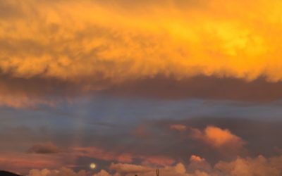 Sorprendente atardecer de jueves en la ciudad de Quetzaltenango