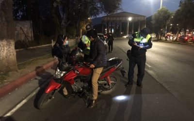 PMTQ inicia con operativos para identificar a motociclistas y que se cumpla con la utilización del equipamiento correspondiente