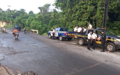 Tensión provocada por transportistas en San Gabriel Suchitepéquez, de momento PNC descarta bloqueos