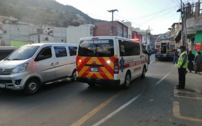 ¿Cuál es el estado de salud de agente de la PMT de Almolonga atropellada en el centro de esa localidad?