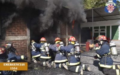 Aspirantes a Bomberos Municipales Departamentales culminan proceso de formación