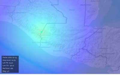 Sismo de magnitud 5,6 en el estado mexicano de Chiapas