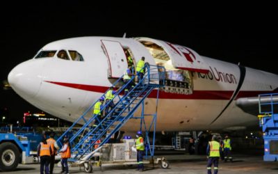 Más de un millón de vacunas Sputnik-V ingresaron esta noche a Guatemala