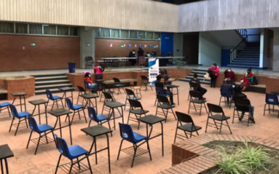 Baja asistencia en puesto de vacunación contra el COVID-19 en el Cunoc