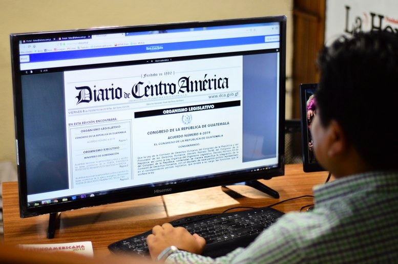 Ya no más edictos impresos