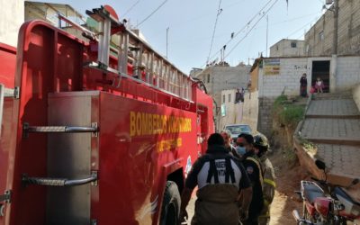 Bomberos Voluntarios lograron controlar incendio en Almolonga.