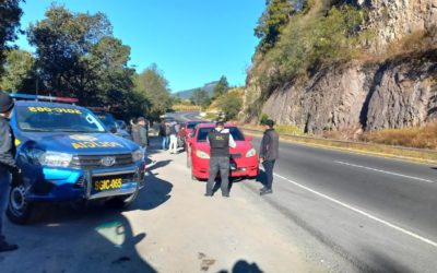 Sololá: PNC en busca de ilícitos y prevenir hechos violentos este 31 de diciembre