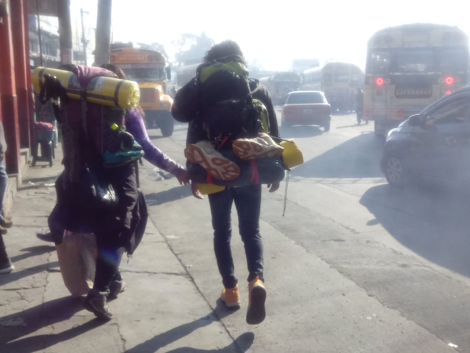 Panorama en la Terminal Minerva este 31 de diciembre