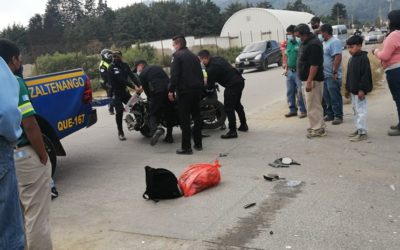 Precaución: Accidentes de tránsito que ocurren este sábado en Xela