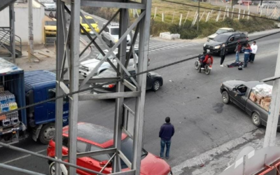 Accidente de tránsito en la zona 8 de Xela deja un herido