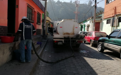 EMAX informa sobre inconvenientes en el servicio de agua en seis zonas de Xela