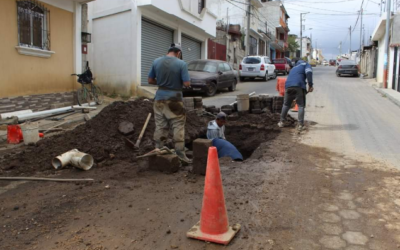 EMAX trabaja por fuga en la zona 9 de Quetzaltenango