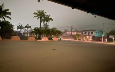 Este martes amanece inundado Puerto Barrios y Santo Tomás de Castilla