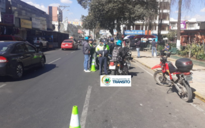 PMTQ consigna 15 motocicletas en operativo en la zona 3 de Xela