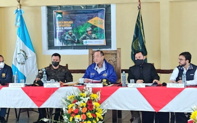 Presidente Giammattei participa en mesa de diálogo por conflicto territorial en SOlolá